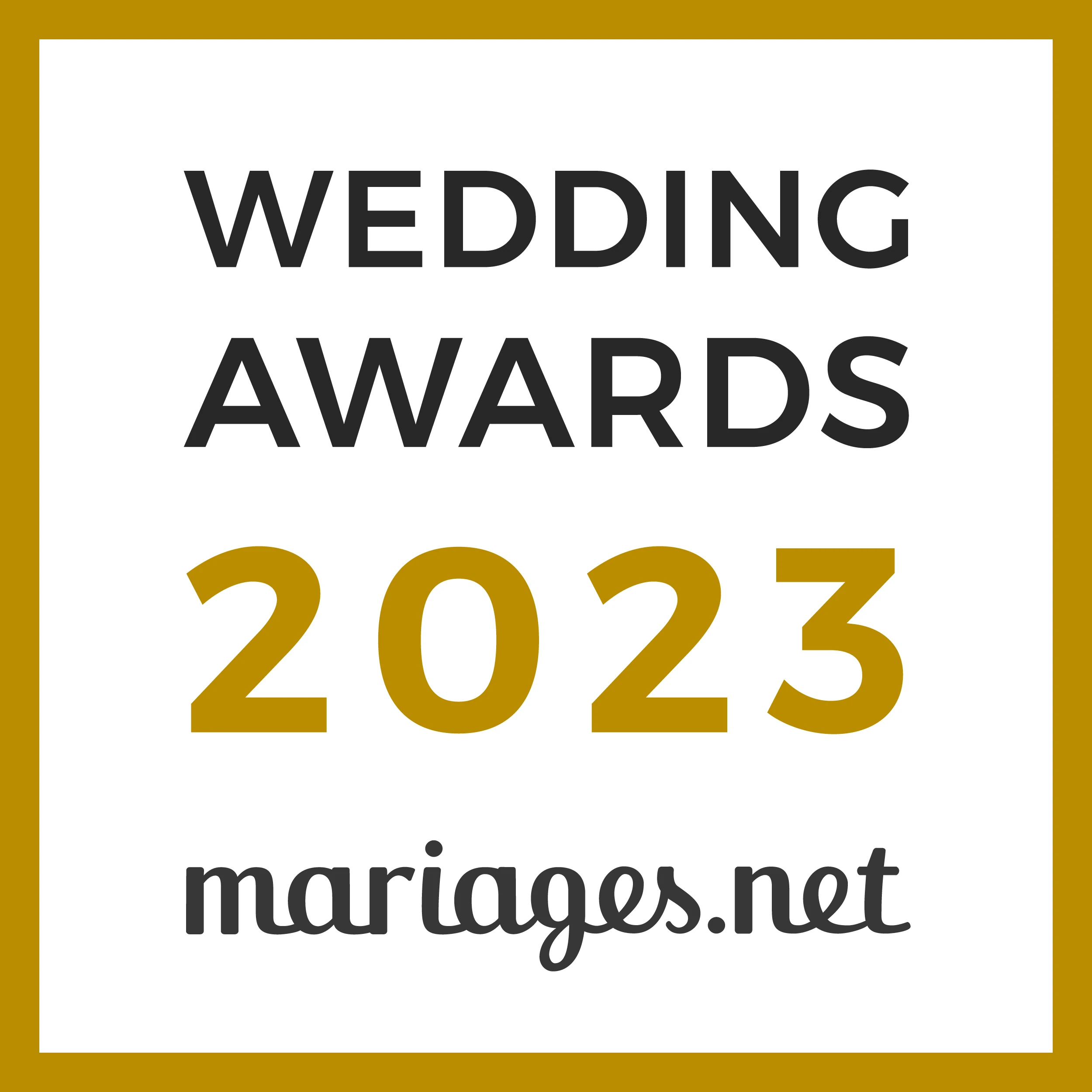 La Métairie du Château, gagnant Wedding Awards 2023 Mariages.net